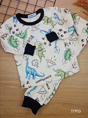 Conjunto de Pijama em Malha Soft Divertto