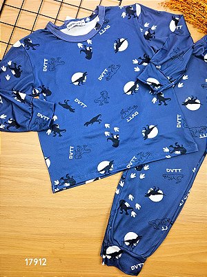 Conjuto Pijama em Malha Suede Divertto