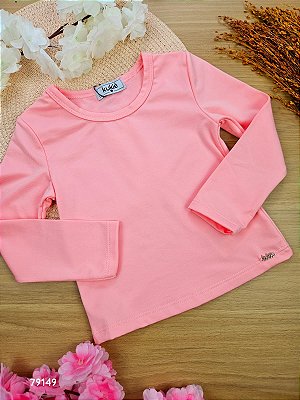 Blusa Térmica Peluciada Rosa Kukiê