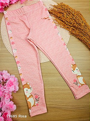 Calça Legging em Termoskin Térmica Esquilinho Kukiê