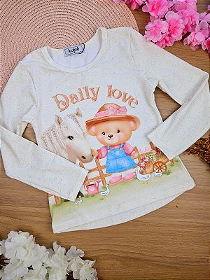 Blusa em Malha Power Country Kukiê