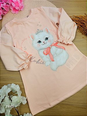 Vestido em Cotton Gatinha Kukiê