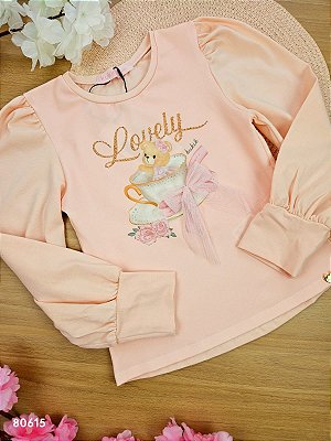 Blusa em Cotton Charm Kukiê