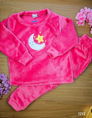 Pijama em Soft Rosa Fakini