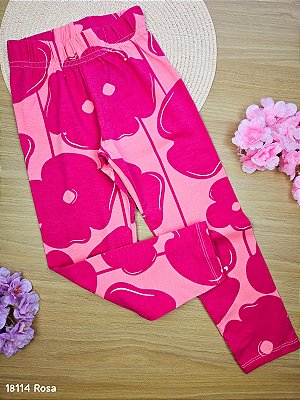 Legging em Cotton Flores Bee Loop