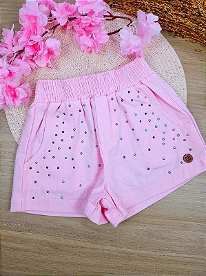 Short Strass Rosa Mon Sucré
