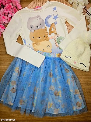 Conjunto Inverno Cats Mon Sucré