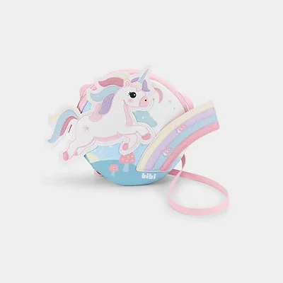 Bolsa Infantil Bibi Rosa de Unicórnio