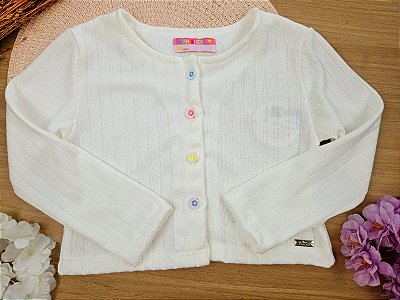 Casaquinho Off White Mon Sucré