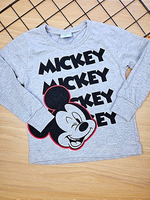 Blusa Manga Longa Mickey Fakini