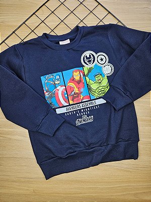 Blusão Peluciado Avangers Fakini