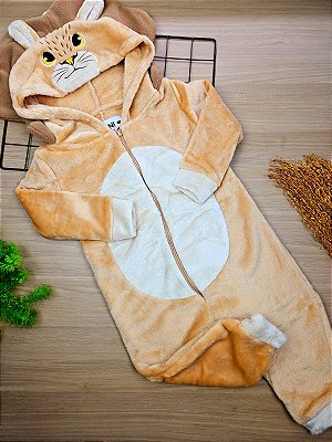 Macacão Kigurumi Leão Fakini