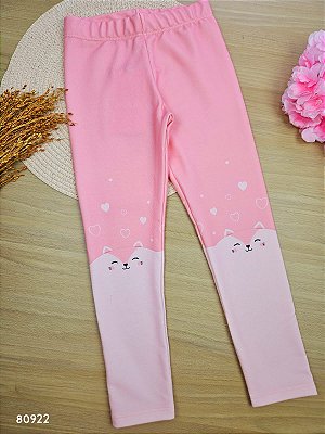 Legging em Molecotton Gatinha Kukiê