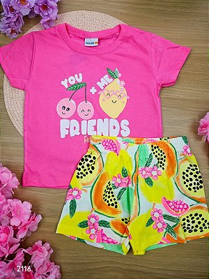 Conjunto Friends 100% Algodão Fakini