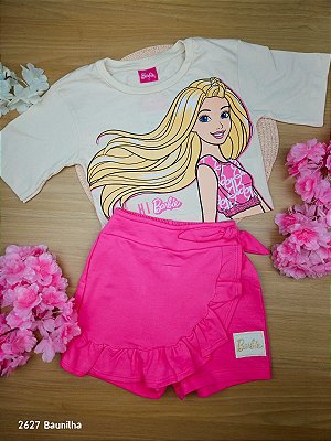 Conjunto Barbie 100% Algodão Fakini