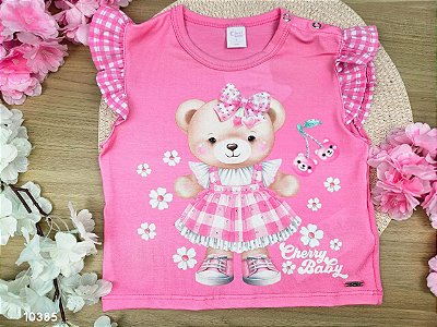 Blusa Bear Rosa Cinti