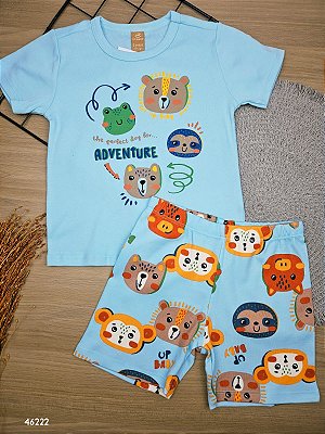 Pijama em Suedine Safari Up Baby