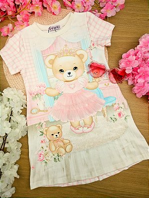 Vestido em Molecotton Infanti Menina