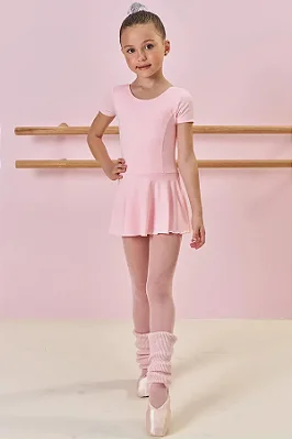 Collant em Malha Uv Dry Infanti Infantil Menina Ballet