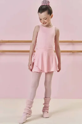 Collant em Malha Uv Dry Infanti Infantil Menina Ballet