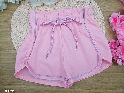 Shorts em Nylon com Elastano Kukiê Infantil Menina