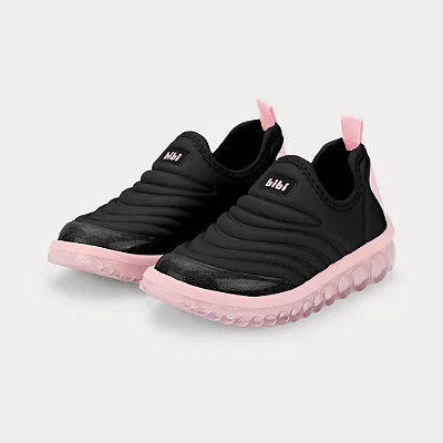 Tênis Infantil Bibi Roller 2.0 Preto com Rosa Bibi