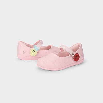 Sapatilha Infantil Bibi Candy Mini Rosa de Frutas
