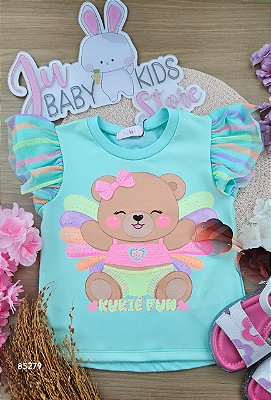 Blusa em Meia Malha Kukiê Infantil Menina