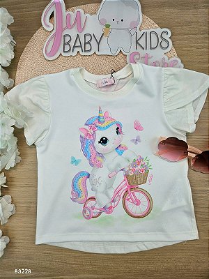 Blusa em Meia Malha Kukiê Infantil Menina