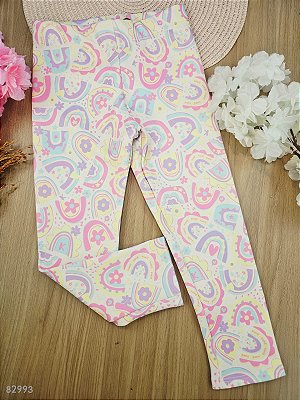 Calça Legging em Fly Tech Kukiê Infantil Menina
