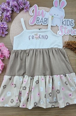 Vestido em Meia Malha Kukiê Bebê Menina