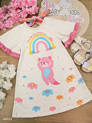 Vestido em Malha Fresh Kukiê Infantil Menina