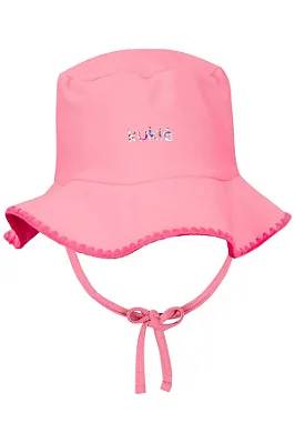 Chapéu em Malha com Proteção UV 50+ Kukiê Bebê Menina