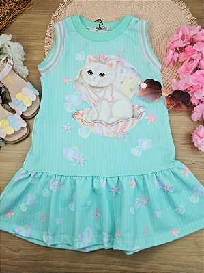 Vestido em Molecotton Infanti Menina