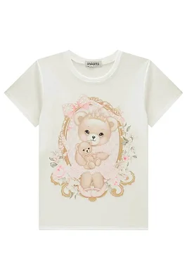 Blusa em Meia Malha Infanti Infantil Menina