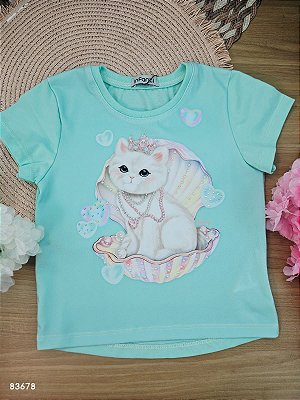 Blusa em Meia Malha Infanti Infantil Menina