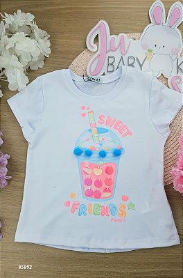 Blusa em Meia Malha Infanti Infantil Menina