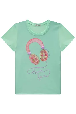 Blusa em Meia Malha Infanti Infantil Menina