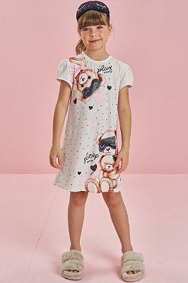 Camisola em Malha Fresh Acompanha Máscara Infanti