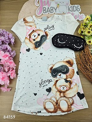 Camisola em Malha Fresh Acompanha Máscara Infanti