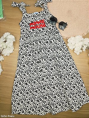 Vestido Midi Minnie Disney Fakini