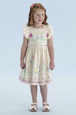 Vestido Florzinhas Primavera Mon Sucré