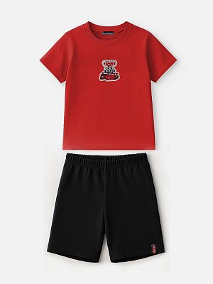 Conjunto Camiseta e Bermuda Carros Bimbi