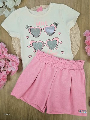 Conjunto Blusa e Shorts Cinti