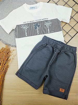 Conjunto Camiseta e Bermuda Divertto