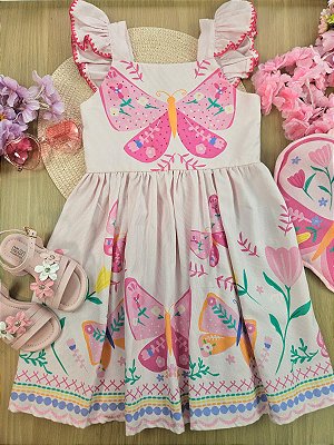 Vestido Borboleta no Jardim Mon Sucré
