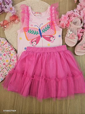 Conjunto Borboletinha Mon Sucré