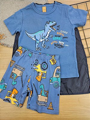PIJAMA CAMISETA E BERMUDA e Capa EM SUEDINE Up Baby