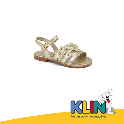SANDALIA SUAMI MINI Dourado Klin