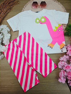 Conjunto Blusa e Short Dino Bimbi